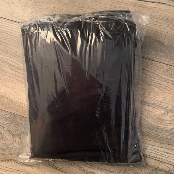 NWT LANDS' END CASUAL STRAIGHT FIT STRAIGHT LEG CHINO PANTS BLACK 32W - Picture 5 of 5